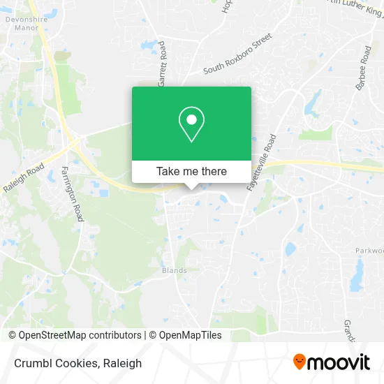 Crumbl Cookies map
