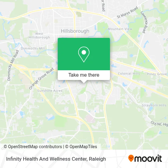 Infinity Health And Wellness Center map