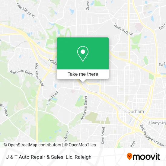 J & T Auto Repair & Sales, Llc map