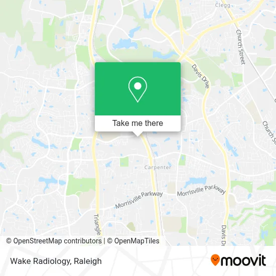 Wake Radiology map