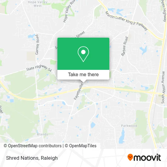 Shred Nations map