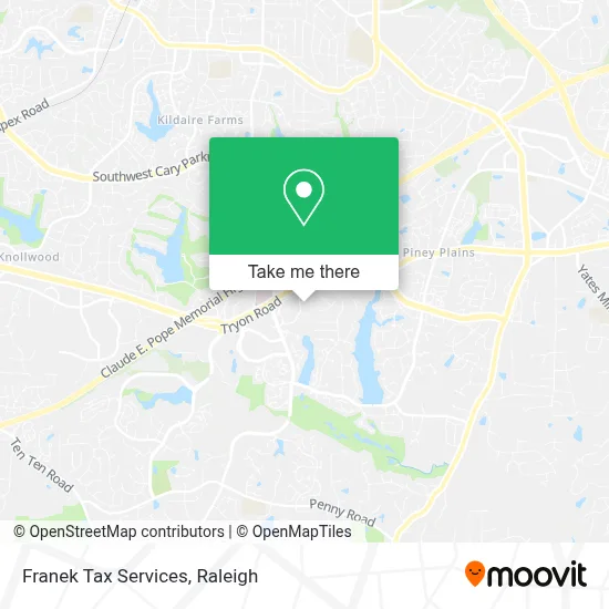Franek Tax Services map