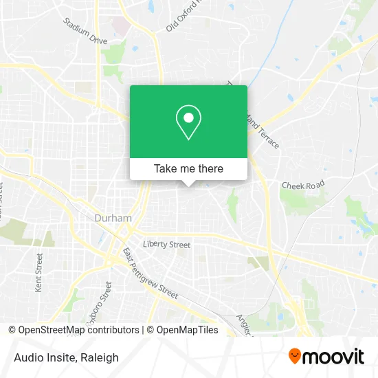 Audio Insite map