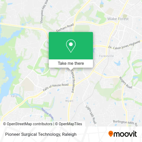 Pioneer Surgical Technology map