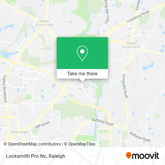Locksmith Pro Nc map