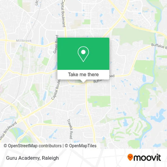 Guru Academy map