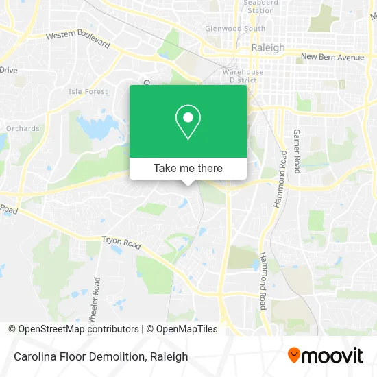 Carolina Floor Demolition map