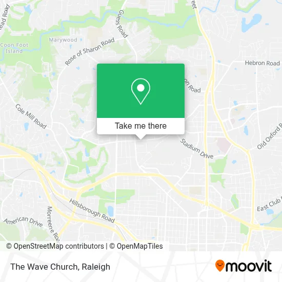 The Wave Church map