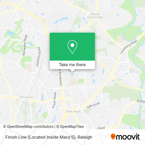 Finish Line (Located Inside Macy'S) map