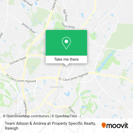 Team Allison & Andrea at Property Specific Realty map
