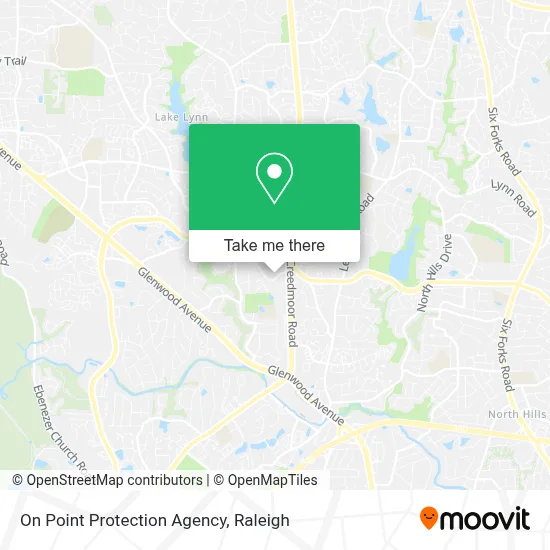 On Point Protection Agency map