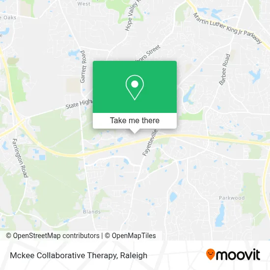 Mckee Collaborative Therapy map