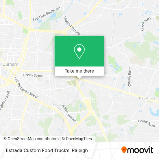Estrada Custom Food Truck's map