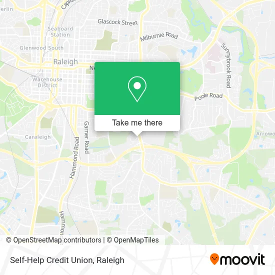 Self-Help Credit Union map