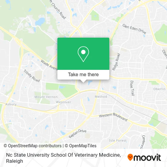 Nc State University School Of Veterinary Medicine map
