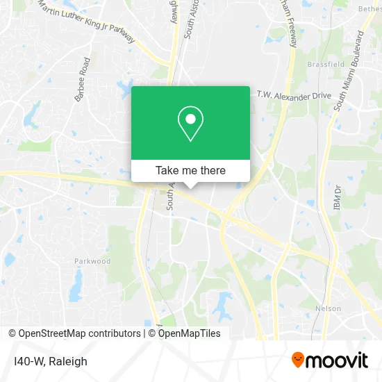 I40-W map
