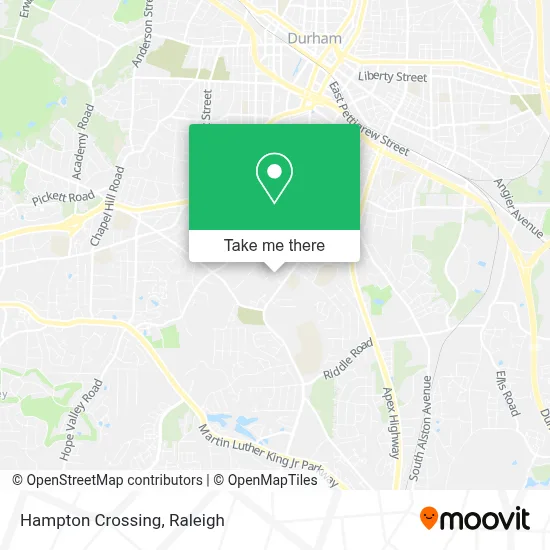Hampton Crossing map