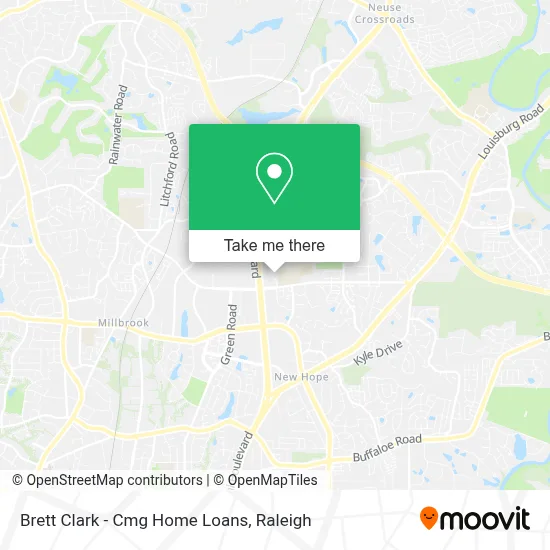 Brett Clark - Cmg Home Loans map