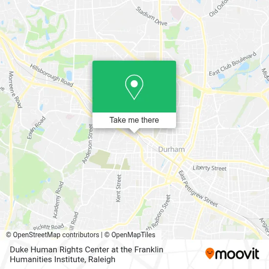 Duke Human Rights Center at the Franklin Humanities Institute map
