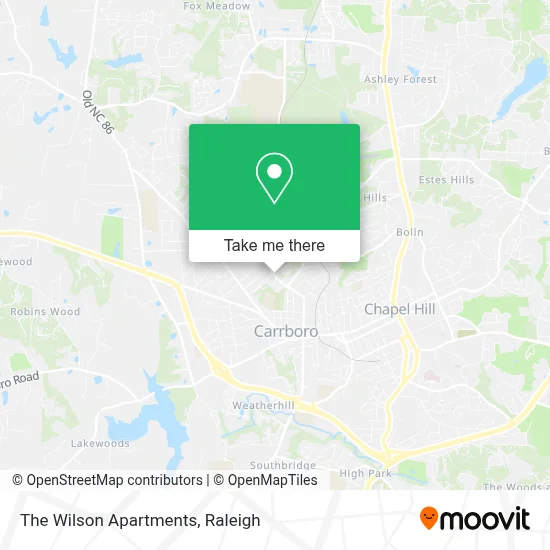 The Wilson Apartments map