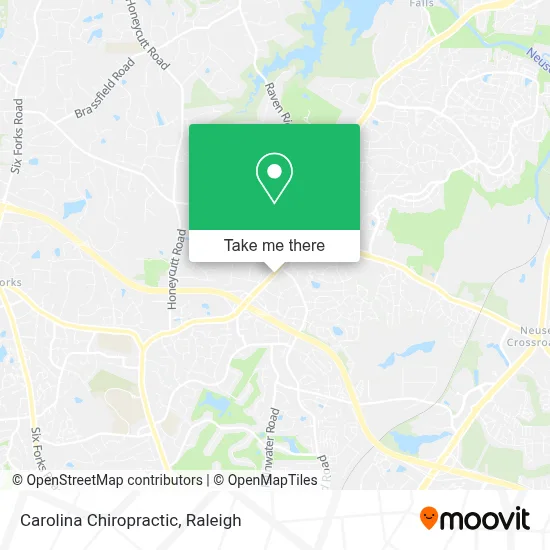 Carolina Chiropractic map