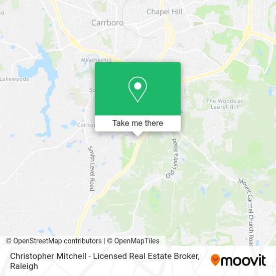 Christopher Mitchell - Licensed Real Estate Broker map