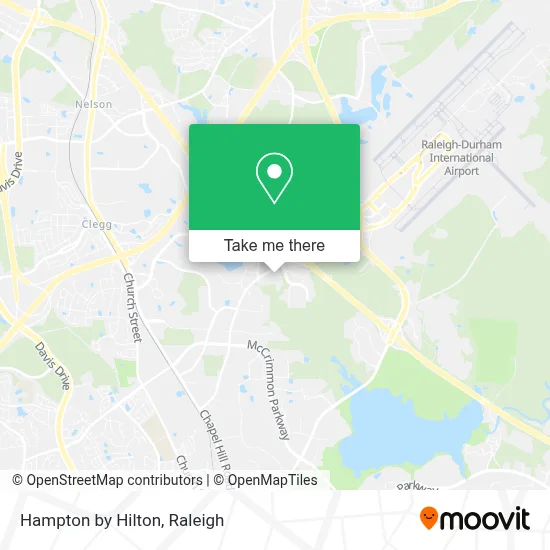 Hampton by Hilton map