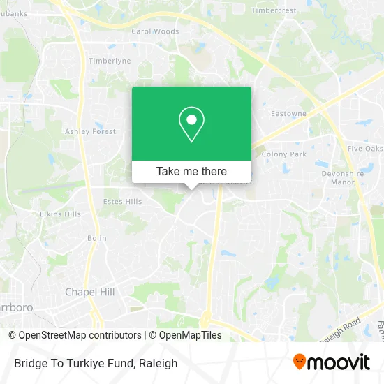Bridge To Turkiye Fund map