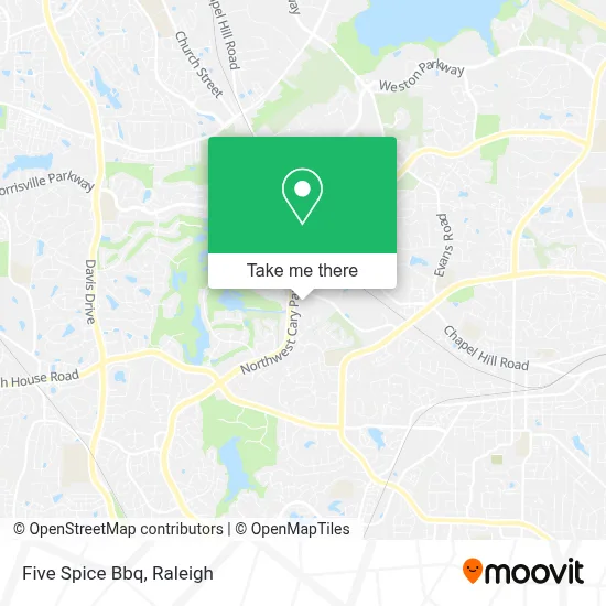 Five Spice Bbq map