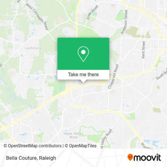 Bella Couture map