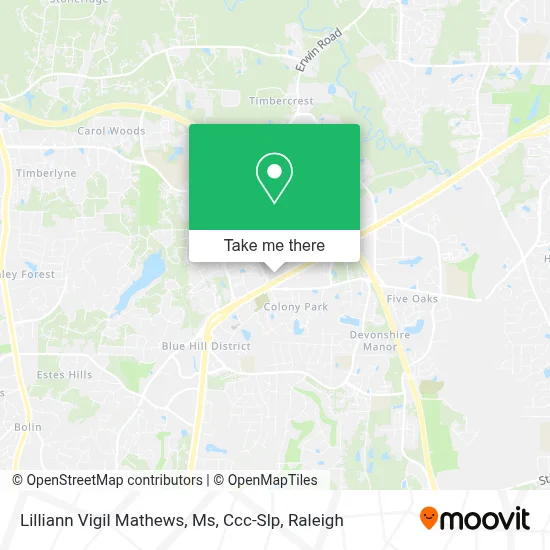 Lilliann Vigil Mathews, Ms, Ccc-Slp map