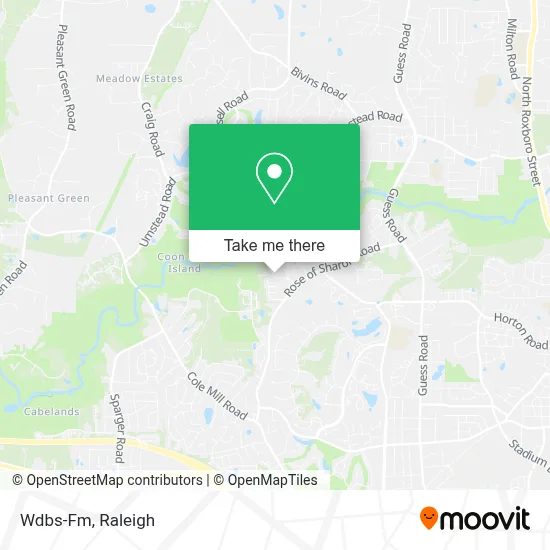 Wdbs-Fm map