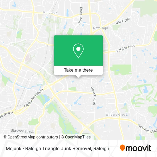 Mcjunk - Raleigh Triangle Junk Removal map