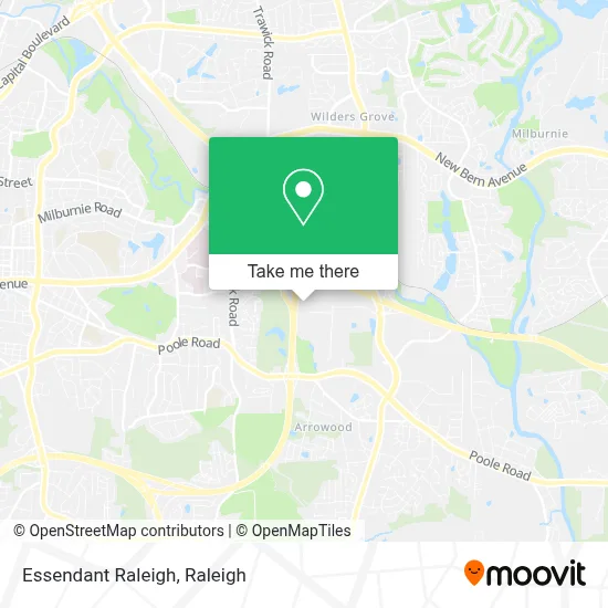 Essendant Raleigh map