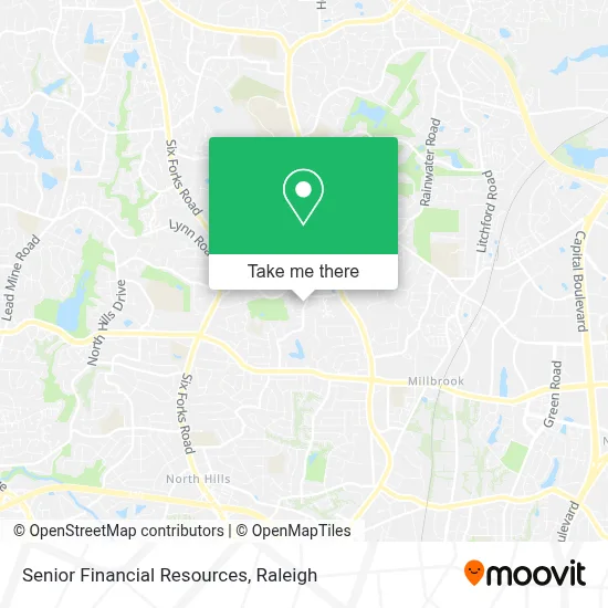 Senior Financial Resources map