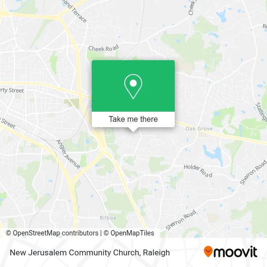New Jerusalem Community Church map