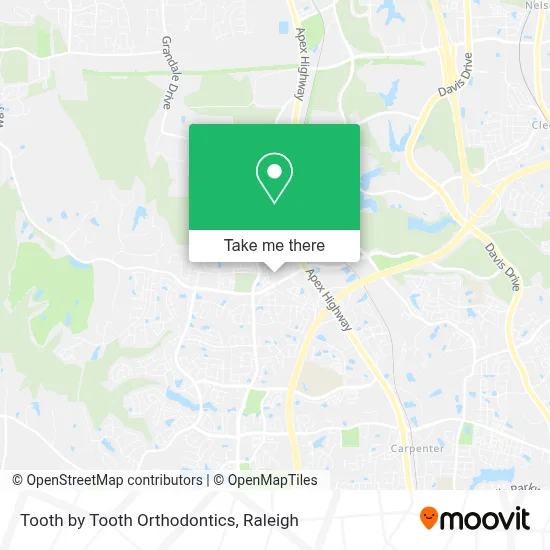 Mapa de Tooth by Tooth Orthodontics