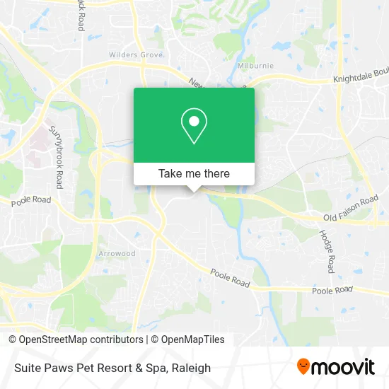 Suite Paws Pet Resort & Spa map