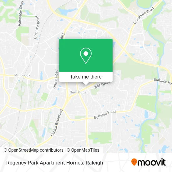 Regency Park Apartment Homes map