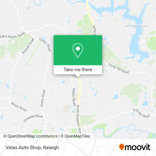 Velas Auto Shop map