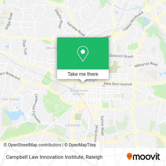 Campbell Law Innovation Institute map