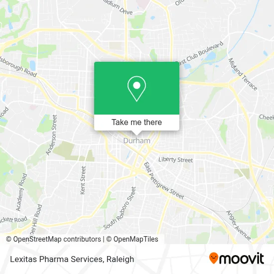Lexitas Pharma Services map