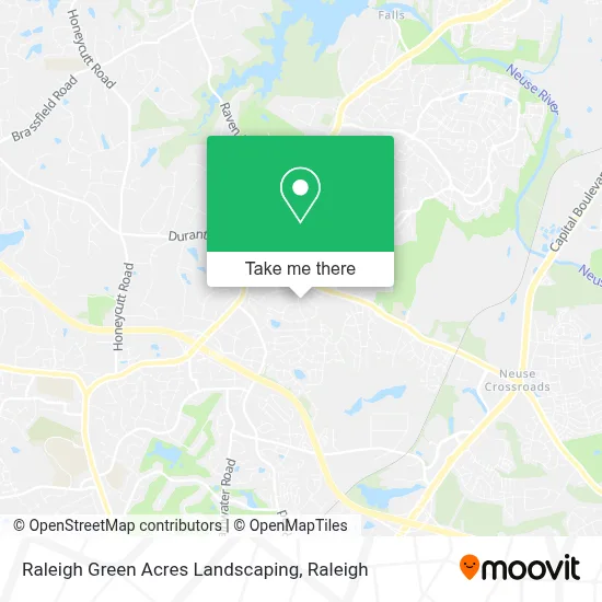 Raleigh Green Acres Landscaping map