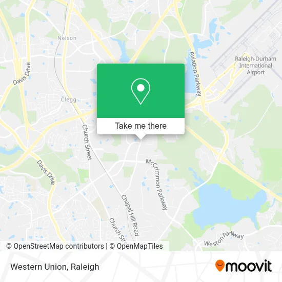 Western Union map