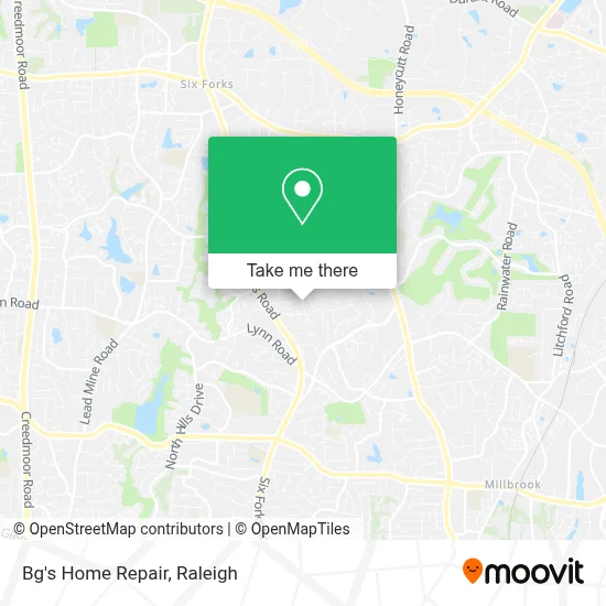 Bg's Home Repair map