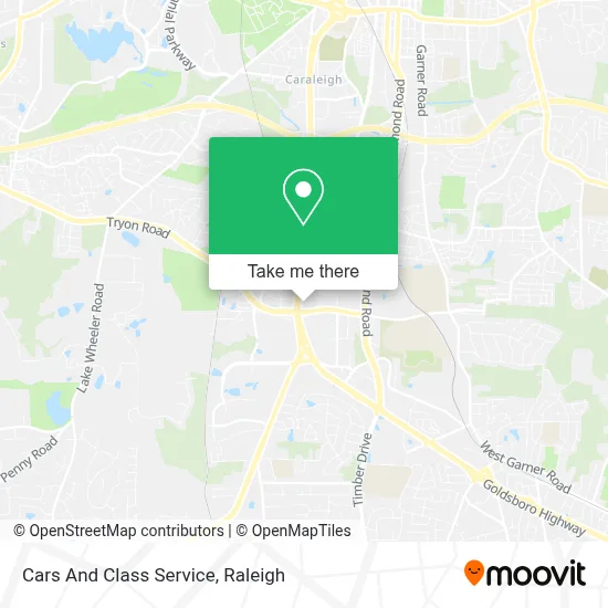 Cars And Class Service map
