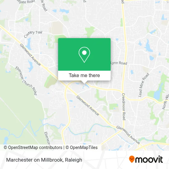 Marchester on Millbrook map