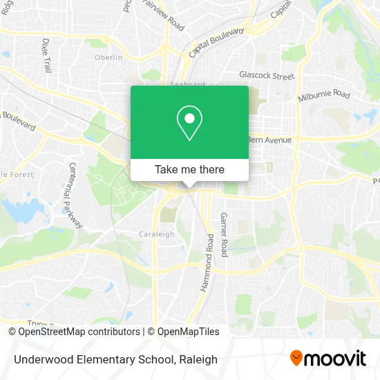 Underwood Elementary School map
