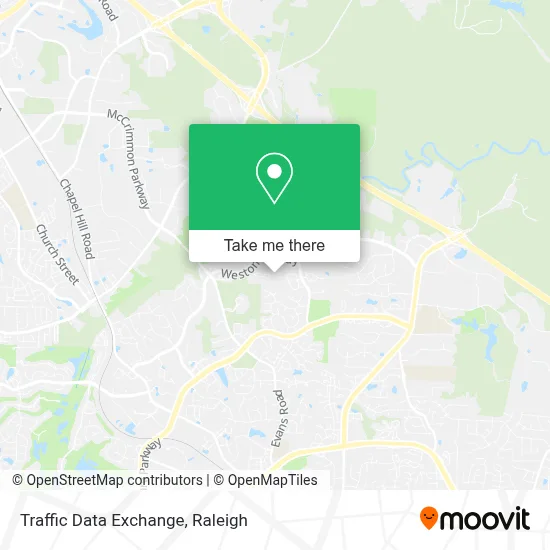 Traffic Data Exchange map