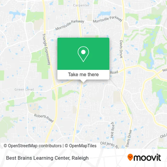 Best Brains Learning Center map